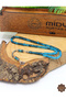 Marble Blue Cut Model Small Size Silver Tassel Fire Amber Prayer Beads 201024967 - 4