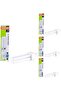 Long Lasting Durable Fluorescent Lamp Energy Saver 2 Pin CFL Bulb - 18 W (Pack Of 3) Warm Whit
