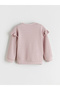Lcw Baby Pink Crew Neck Basic Girls' Sweatshirt and Leggings - 5