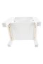 Bedside table, solid wood/white, FOSIL - 5