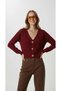 Women's Star Button Detailed Knitwear Cardigan