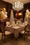 Tablecloth French Lace, Luxurious Carefree Slub Tablecloth with Lace - 5
