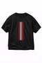 Oversized T-Shirt Unisex 100% Cotton Comfortable Fit Vertical Strip Ba Printed Remium