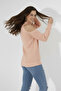 Women's Puppy Mouth Half Fisherman Off-Shoulder Loose Knit Sweater - 4