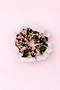 Floral Lace Detailed Scrunchie Elastic Donut Hair Tie - 3