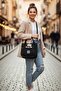 Women's Hand and Shoulder Bag - Stylish Design Daily Use (with Small Gift) Length 21 cm Width 23 cm Depth 11 cm - 2