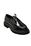0624 Alviso Longo Genuine Leather Handmade Men's Black Open Casual Shoes