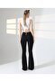 Women's Pensli Flared Jeans Black 7021-07 - 3