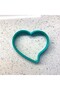 Elegant Heart Shaped Cookie Mold |   Sugar Paste and Cake Decorating Mold |   Ceramic Shaper - 4