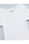 3 Pack Solid Bodysuits With Short Sleeves - 3