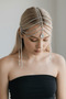 Silver Color Stone Detailed Hair Accessory/Henna Accessory - 2