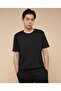 Self Design T-Shirt With Crew Neck And Short Sleeves