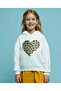Sequined Hoodie With Crew Neck And Long Sleeves - 2