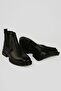 Men's Genuine Leather Boots with Fur Inside Chelsea Boreas Black - 2