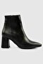 Women's Boots Pointed Toe Heeled Zippered Livia Black - 3
