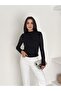 Women's Shoulder Gathered Stone Detailed Blouse - 2