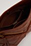 Dark Brown Crossbody Zipper Detailed Shoulder Bag - 3