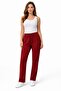 Women’s Soft Woven Polyester Trouser | Elastic Waist Casual Pants | Lightweight & Comfortable |