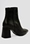 Women's Boots Pointed Toe Heeled Zippered Livia Black - 4