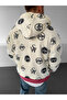 Double-Sided Thick Hooded Oversize Plush Coat - 4