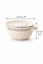 24 cm Enamel Mixing Bowl with Grater Storage Container - 6