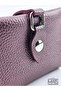 Mats Burgundy Faux Leather Snap Wallet - 3