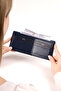 Premium Gift Rose Box - Butterfly Navy Blue Genuine Leather Wallet - Keychain and Navy Blue Rose Box - 7