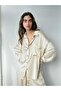 Design Satin Surface Boyfriend Shirt Women's Cream
