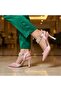 Alison Pink Pearl Detailed Heeled Shoes - 5