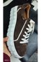 The Moiss Bitter Brown Suede High Sole Women's Sneakers - 5