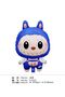 2 Year Old Labubu Baby Balloon with Tama, Blue, Pink, Red, Coffee Labubu Set, Backdrop Text, Flying Balloon - 7