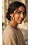 Xuping Vip Tarnish-Free Burgundy Hoop Earrings - 4