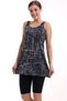 Women's Swimsuit with Leggings and Dress Two-Piece with Attached Chest Pad in the Underwear Available - 3