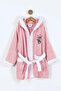 Clown Embroidered Hooded Children's Bathrobe - 100% Cotton - Original Boxed