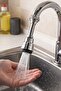 360 Degree Anti-Splash Water Kitchen Faucet Extender Tap Nozzle Water Saving Pressure Booster