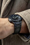 Men's Metal Wristwatch Black Dial Black Band in Special Box - 2
