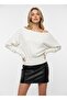 Women's Boat Neck Off-Shoulder Knit Sweater