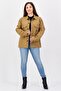 قميص نسائي بأكمام طويلة سادة، بني - 3