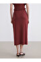 Mercan elastic waist knitted skirt - 4