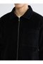 Ozmarka New Season Loose Fit Men's Velvet Shirt Jacket - 3