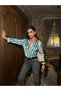 Multi-Colored Vertical Striped Premium Satin Shirt - Retro Chic Design - 4