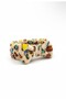 Cream Color Leopard Figured Plush Hair Band - 2
