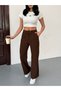 Women's Stretch Fabric Palazzo Loose Wide Leg Trousers - 3