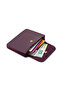 2 Pieces Black Purple Faux Leather Multi-Compartment Women's Card Holder Wallet Set - 13X9 cm - 6