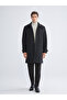 Vizyon New Season Standard Fit Jacket Collar Men's Cashmere Coat - 2