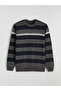 Esvab • Modern & Distinctive Zero Roba Collar Striped Men's Knitwear Sweater - 6