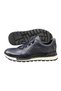 Casual Sports Leather Men's Shoes Navy Blue - 4