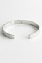 Steel Damier Style Handcuff Bracelet Silver Color 19cm 8mm |   Anti-Tarnish, Women'S, 2-Year Warranty - 3
