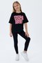 U.S.Polo Assn Us2523-G Girls' Black Suit with Leggings