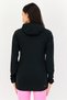 Women Sportswear Fit Long Sleeve Running Hoodie, Black - 3